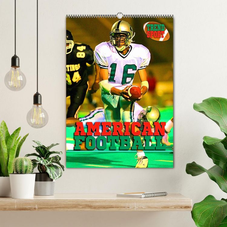 Produktbild: Trendsport American Football (Wandkalender 2026 DIN A2 hoch), CALVENDO Monatskalender