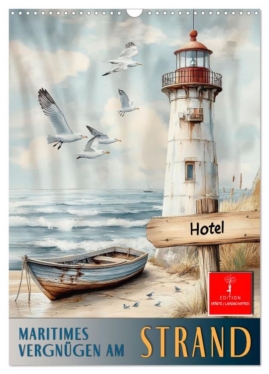Produktbild: Maritimes Vergn&uuml;gen am Strand (Wandkalender 2026 DIN A3 hoch), CALVENDO Monatskalender