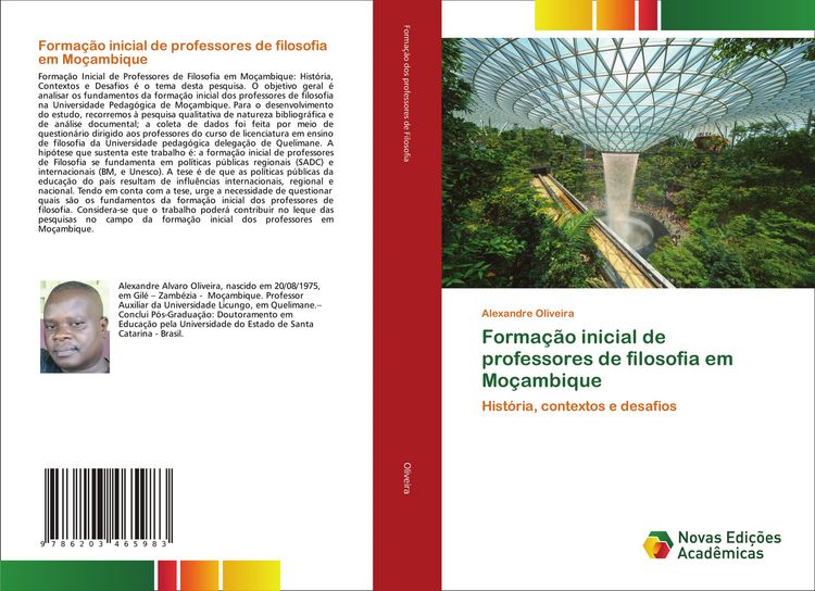 Produktbild: Forma&ccedil;&atilde;o inicial de professores de filosofia em Mo&ccedil;ambique