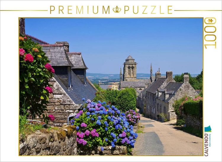 Produktbild: CALVENDO Puzzle Rue Saint-Maurice in Locronan | 1000 Teile Lege-Gr&ouml;&szlig;e 64x48cm Foto-Puzzle f&uuml;r gl&uuml;ckliche Stunden