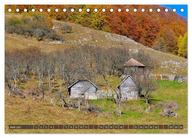 Produktbild: Fundatura Ponorului - Auf dem Via Transilvanica durch die Karpaten (Tischkalender 2027 DIN A5 quer), CALVENDO Monatskalender