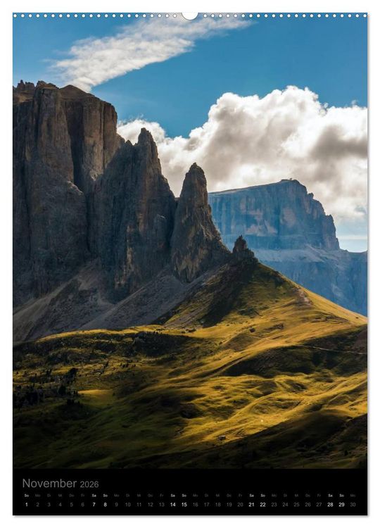 Produktbild: Tirol - Faszination Gebirge (Wandkalender 2026 DIN A2 hoch), CALVENDO Monatskalender