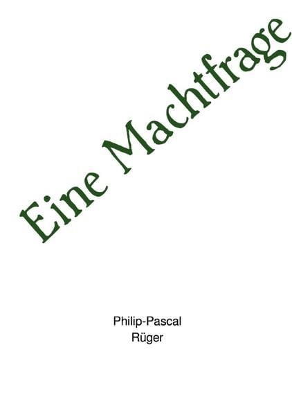 Produktbild: Eine Machtfrage