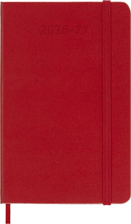 Produktbild: Moleskine 18 Monate Wochen Notizk. 26/27 A6 1W=1S Geb Rot