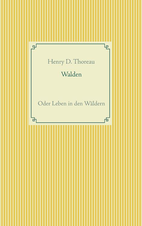 Produktbild: Walden oder Leben in den W&auml;ldern
