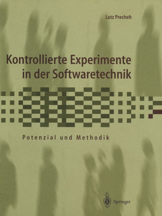 Produktbild: Kontrollierte Experimente in der Softwaretechnik