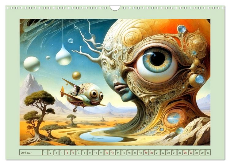 Produktbild: Fraktale Metamorphosen (Wandkalender 2027 DIN A3 quer), CALVENDO Monatskalender