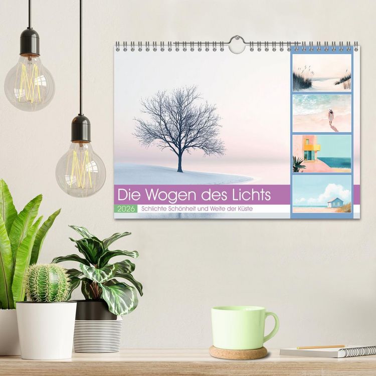 Produktbild: Die Wogen des Lichts (Wandkalender 2026 DIN A4 quer), CALVENDO Monatskalender