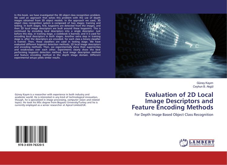Produktbild: Evaluation of 2D Local Image Descriptors and Feature Encoding Methods