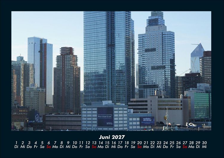 Produktbild: New York 2027 Fotokalender DIN A4