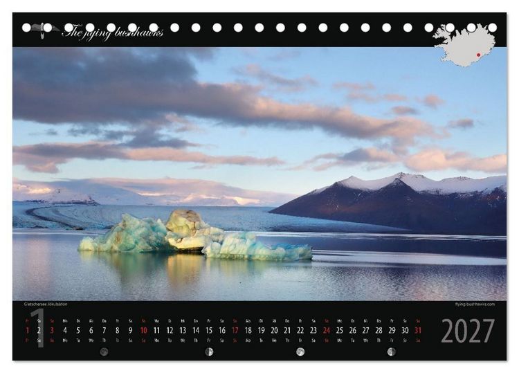 Produktbild: Island Blickwinkel 2027 (Tischkalender 2027 DIN A5 quer), CALVENDO Monatskalender