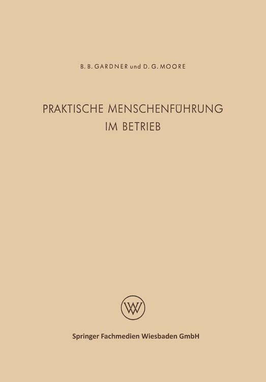 Produktbild: Praktische Menschenf&uuml;hrung im Betrieb