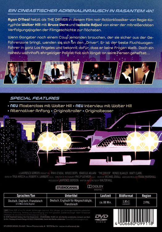 Produktbild: The Driver - Special Edition - Digital Remastered