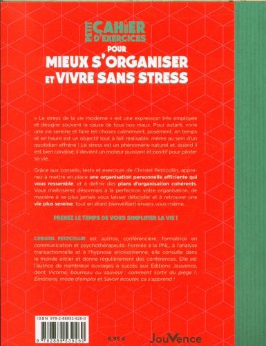 Produktbild: Petit cahier d'exercices pour mieux s'organiser et vivre sans stress