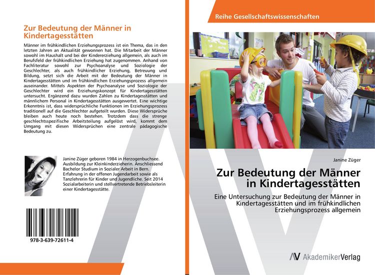 Produktbild: Zur Bedeutung der M&auml;nner in Kindertagesst&auml;tten
