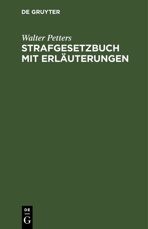 Produktbild: Strafgesetzbuch mit Erl&auml;uterungen