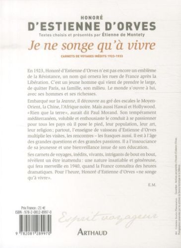 Produktbild: Je ne songe qu'&agrave; vivre