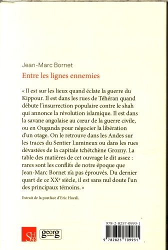 Produktbild: Entre les lignes ennemies : d&eacute;l&eacute;gu&eacute; du CICR, 1972-2003
