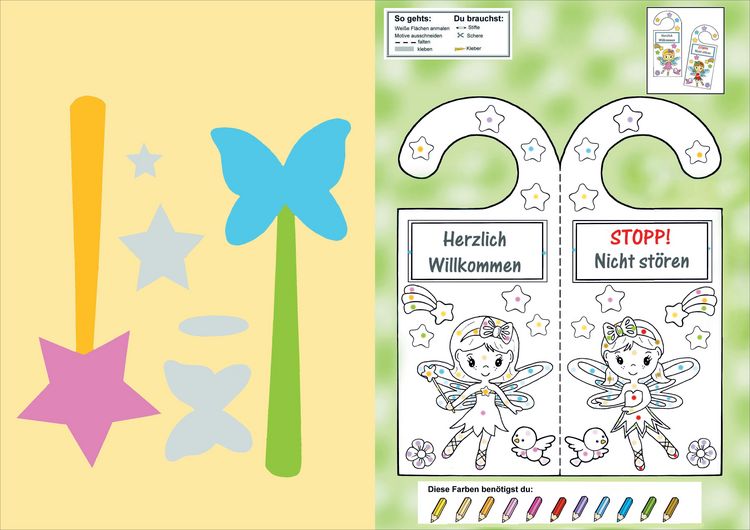 Produktbild: Mein gro&szlig;er Mal- und Ausschneidespa&szlig; mit Pony, Prinzessin und Einhorn