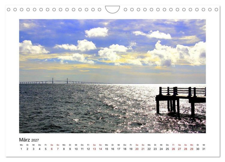 Produktbild: Florida 2027 abwechslungsreich und von der Sonne verw&ouml;hnt (Wandkalender 2027 DIN A4 quer), CALVENDO Monatskalender