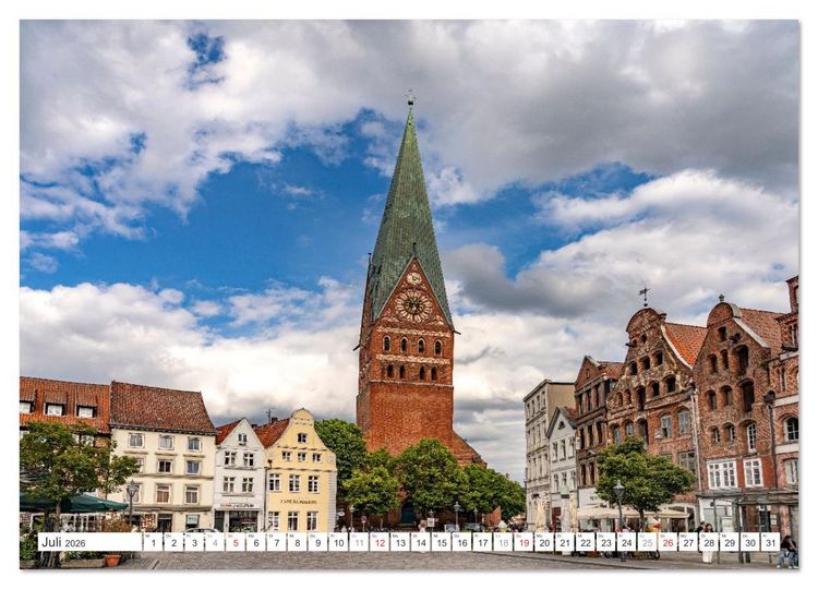 Produktbild: Niedersachsen - Hansestadt L&uuml;neburg (Wandkalender 2026 DIN A3 quer), CALVENDO Monatskalender