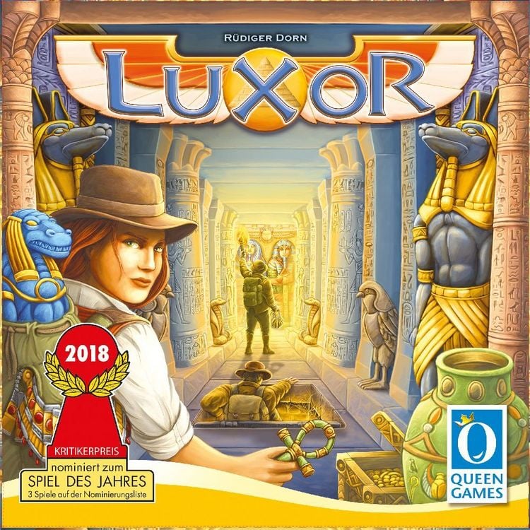 Produktbild: Queen Games - Luxor, nominiert zum Spiel des Jahres 2018