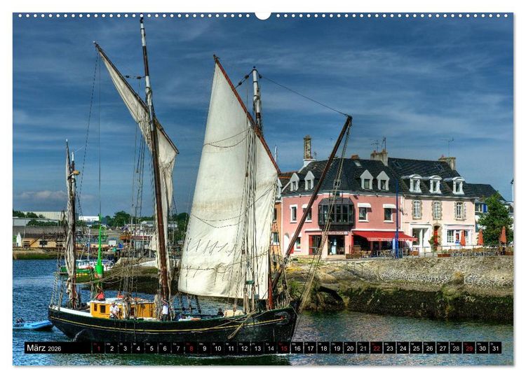Produktbild: Die Bretagne - Eine Reise zum Ende der Welt (Wandkalender 2026 DIN A2 quer), CALVENDO Monatskalender