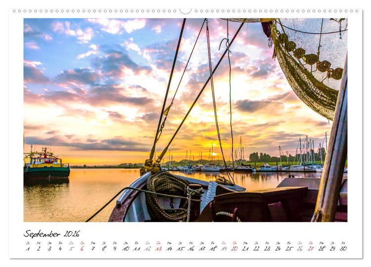 Produktbild: Fischerdorf Greetsiel (hochwertiger Premium Wandkalender 2026 DIN A2 quer), Kunstdruck in Hochglanz
