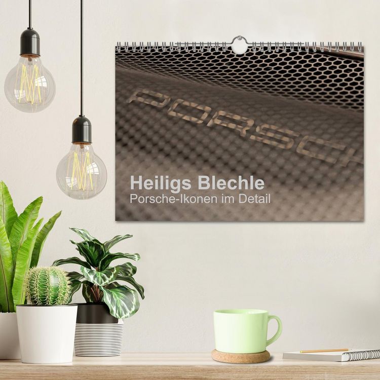 Produktbild: Heiligs Blechle - Porsche-Ikonen im Detail (Wandkalender 2026 DIN A4 quer), CALVENDO Monatskalender