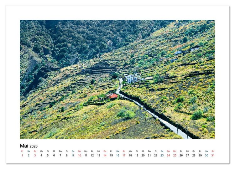 Produktbild: El Hierro - Insel mit allen Sinnen (Wandkalender 2026 DIN A4 quer), CALVENDO Monatskalender