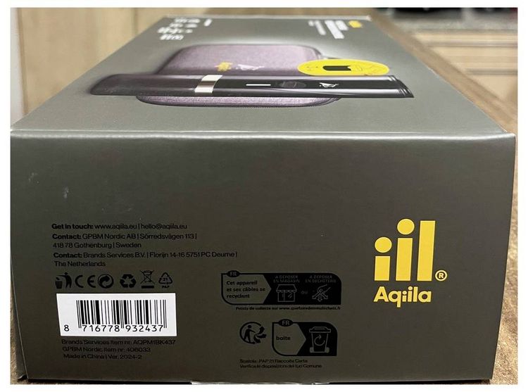 Produktbild: Aqiila Coffeebird Portable espresso machine Kaffeemaschine Schwarz Fassungsverm&ouml;gen Tassen=5 f&uuml;r unterwegs / portable