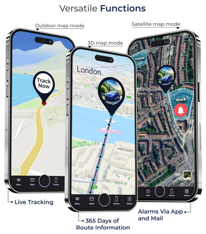 Produktbild: Salind GPS SALIND 114G GPS Tracker Fahrzeugtracker Schwarz 1St.