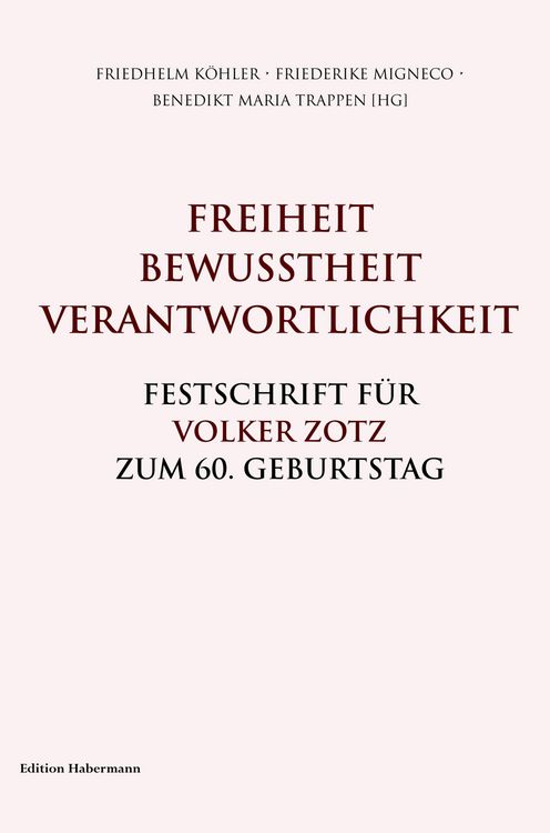 Produktbild: Freiheit. Bewusstheit. Verantwortlichkeit.