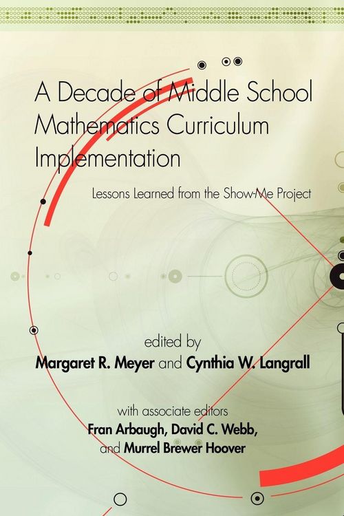 Produktbild: A Decade of Middle School Mathematics Curriculum Implementation
