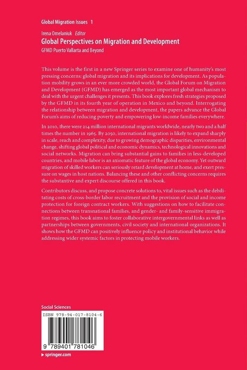 Produktbild: Global Perspectives on Migration and Development