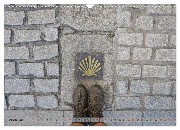 Produktbild: Von Porto nach Santiago de Compostela (Wandkalender 2026 DIN A3 quer), CALVENDO Monatskalender