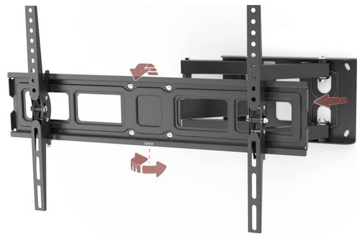 Produktbild: Hama TV-Wandhalterung 81,3cm (32") - 215,9cm (85") Ausziehbar, Neigbar, Schwenkbar