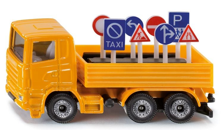 Produktbild: Siku 1322 LKW mit Verkehrszeichen