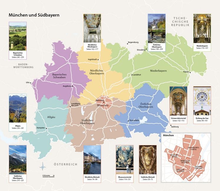 Produktbild: Vis-&agrave;-Vis Reisef&uuml;hrer M&uuml;nchen & S&uuml;dbayern