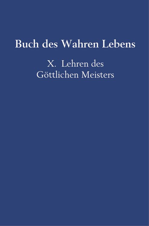 Produktbild: Buch des Wahren Lebens