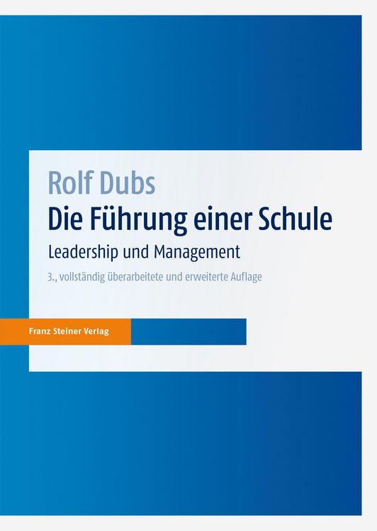 Produktbild: Die F&uuml;hrung einer Schule