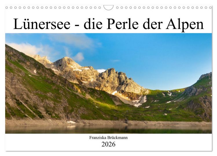 Produktbild: L&uuml;nersee - die blaue Perle der Alpen (Wandkalender 2026 DIN A3 quer), CALVENDO Monatskalender