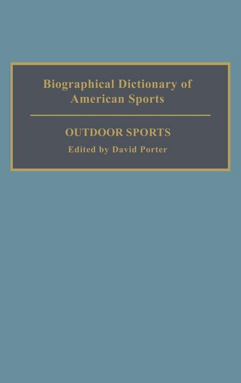 Produktbild: Biographical Dictionary of American Sports