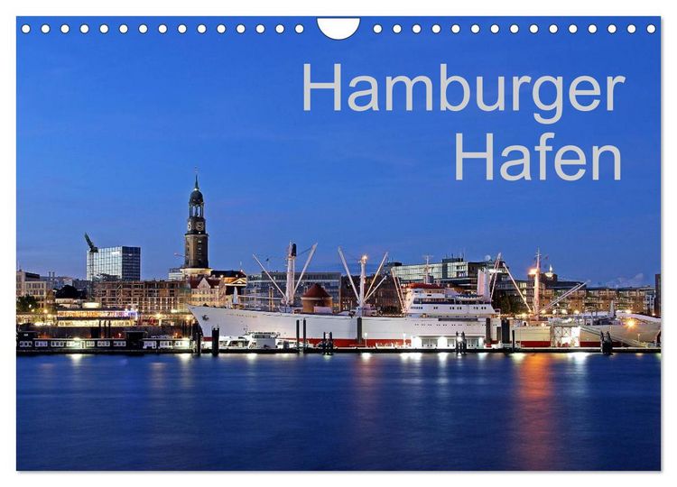 Produktbild: Hamburger Hafen (Wandkalender 2026 DIN A4 quer), CALVENDO Monatskalender