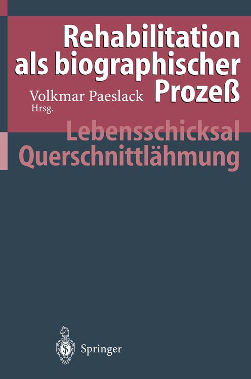 Produktbild: Rehabilitation als biographischer Proze&szlig;