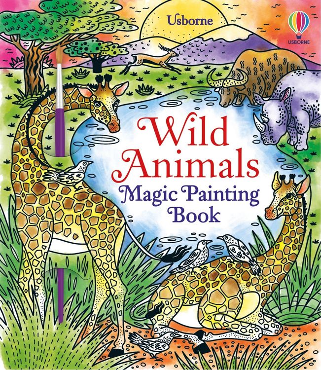 Produktbild: Wild Animals Magic Painting Book