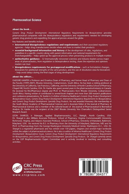Produktbild: Generic Drug Product Development
