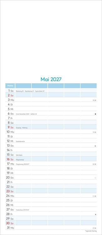 Produktbild: Kreativkalender Familienplaner 2027
