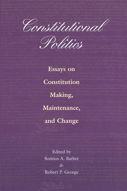 Produktbild: Constitutional Politics