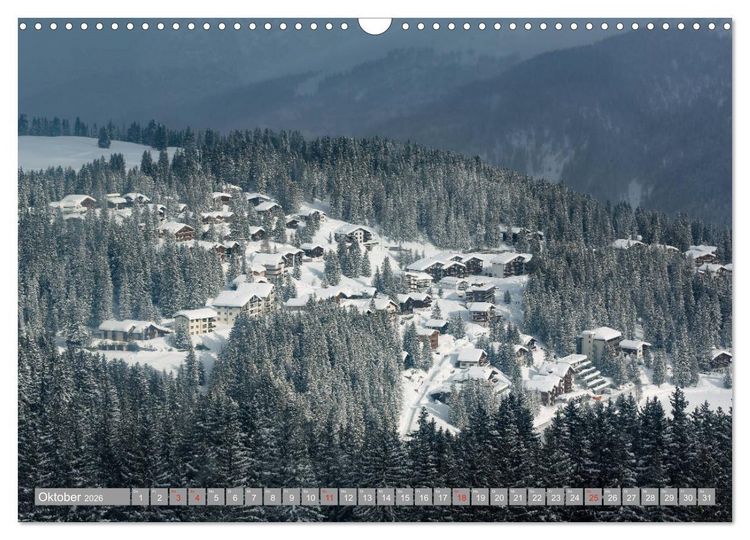 Produktbild: AROSA im Winter (Wandkalender 2026 DIN A3 quer), CALVENDO Monatskalender